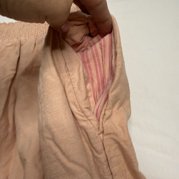 Pilcro Anthro Nettie Ruffle Wrap Mini Skirt Coquette Cottage XLP Pink Fairy - Picture 9 of 14